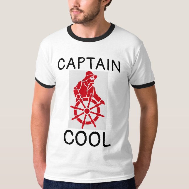 COOL CAPITAINE, T-Shirts HOMMES FUNNY (Devant)