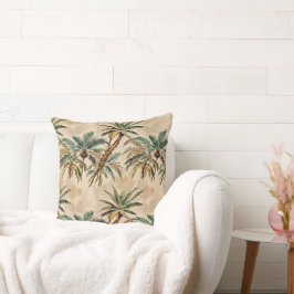 Cool Carefree Jazzy Palm Tree Kissen