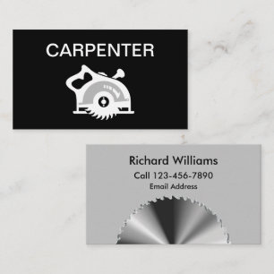 Cool Carpenter Entrepreneur Cartes de visite