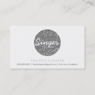 COOL CARTE DE VISITE bold spot argent effet partie