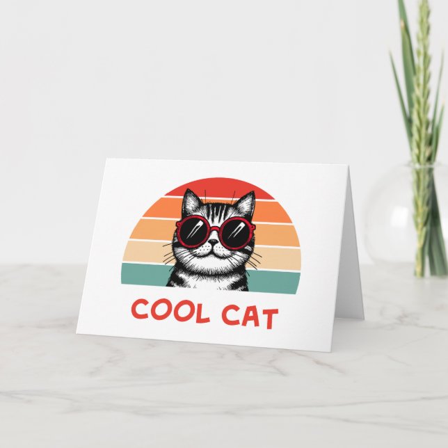 Cool cat 2 karte (Vorderseite)