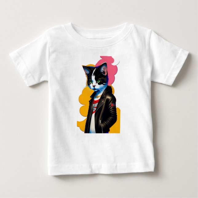 Cool Cat Baby T - Shirt (Vorderseite)
