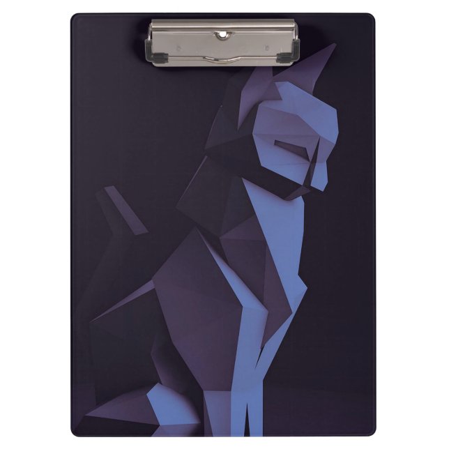 Cool Cat Lover Geschenk | Cat Lover Grafik Klemmbrett (Vorderseite)