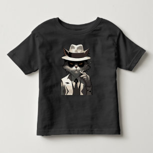 Cool Cat Noir: Eleganter und geheimnisvoller Kater Kleinkind T-shirt