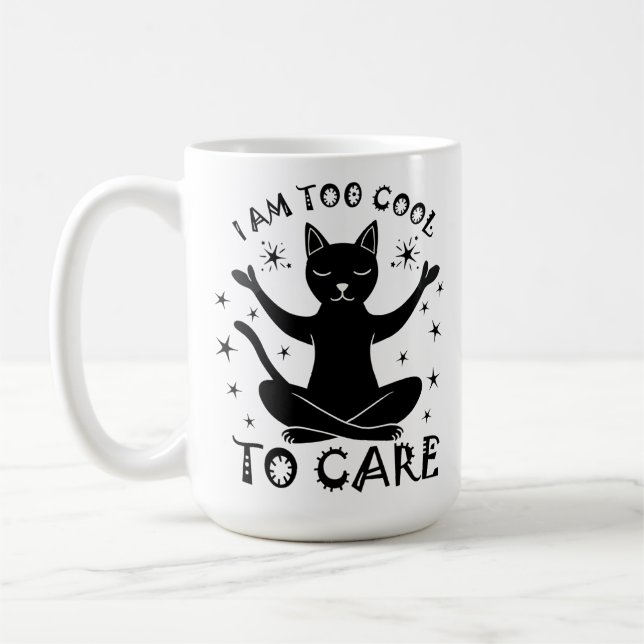 Cool Cat Vibes Kaffeetasse (Links)