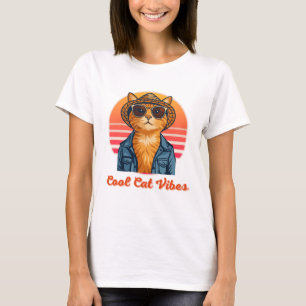 Cool Cat Vibes 🌴 😎 T-Shirt