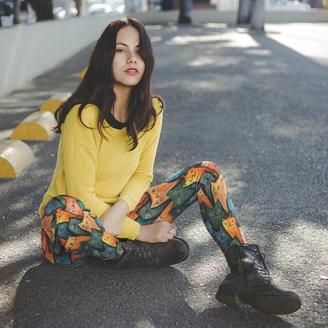 Cool Chats Leggings colorés (Cool Cats Colorful Leggings)