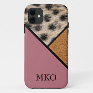 Cool Cheetah Mit Monogramm Case-Mate iPhone Hülle