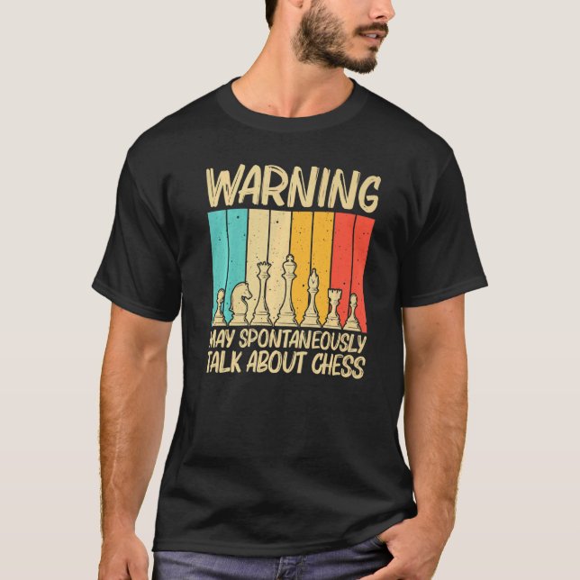 Cool Chess For Men Women Piece Chess Player Coach  T-Shirt (Vorderseite)