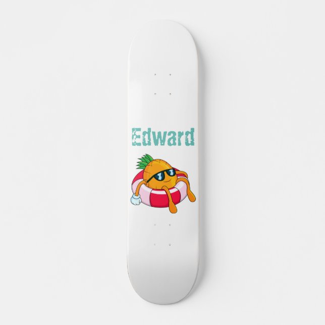 Cool Chill Pineapple Skateboard (Vorne)