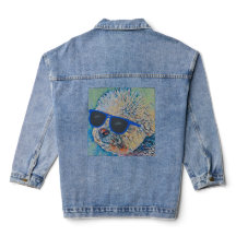Cool "Chon the Bichon Jean Jacket