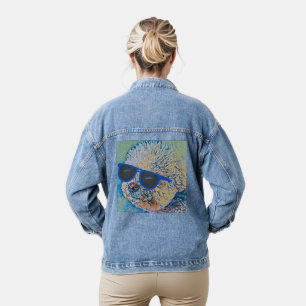 Cool "Chon the Bichon Jean Jacket Jeansjacke