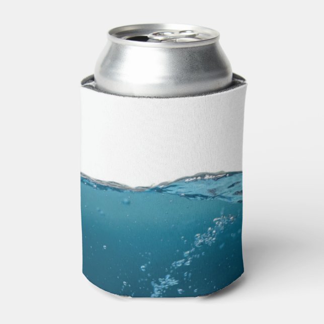 Cool Clear Blue Wave Dosenkühler (Kanne Vorderseite)