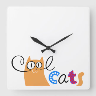 Cool Clexiglasuhr Quadratische Wanduhr