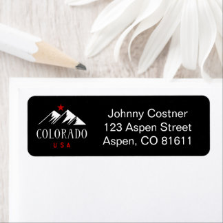 Cool Colorado USA Mountains mit Star Dark Color