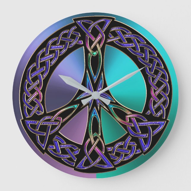 Cool Coloré Céltic Knot boîte à horloge (Recto)