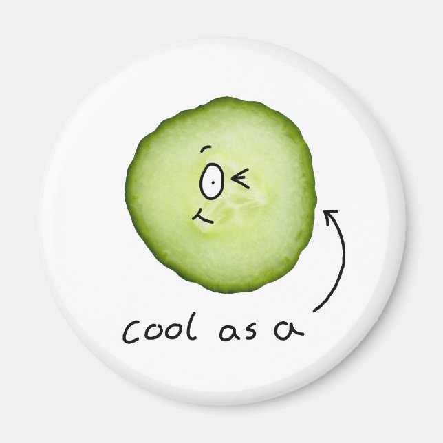 cool comme aimant de concombre (Devant)