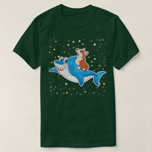 Cool Corgi Dog Lover Shirt Space Galaxy Jawsome De (Design vorne)