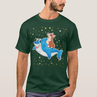 Cool Corgi Dog Lover Shirt Space Galaxy Jawsome De