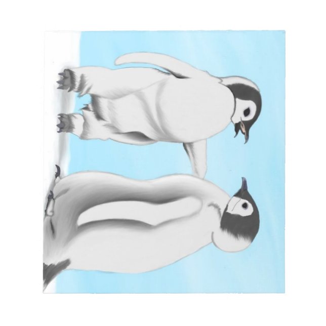 Cool Cosy Penguins Notizblock (Vorderseite)