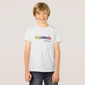 cool country flag customize kid's Venezuelan Tri-Blend Shirt