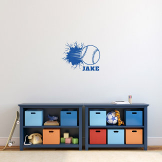 Cool Crushing Baseball Petit Décal Mur Sport
