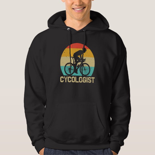 Cool Cycling For Men Women Cyclist Bicycle Mountai Hoodie (Vorderseite)