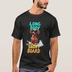 Cool Dachshund Surferhund T-Shirt