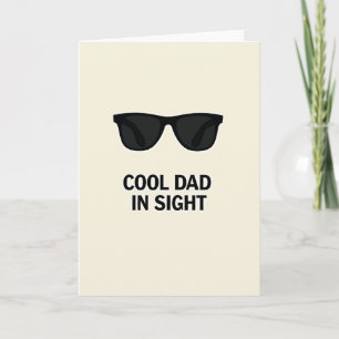 Cool Dad Brille Vatertagskarte Karte