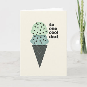 Cool Dad Eis-Gutschein Karte
