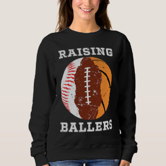 Cool Dad Father Men Basketball Football Baseball Sweatshirt