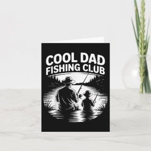 Cool Dad Fishing Club Father's Day Lake Life T-Shi Karte