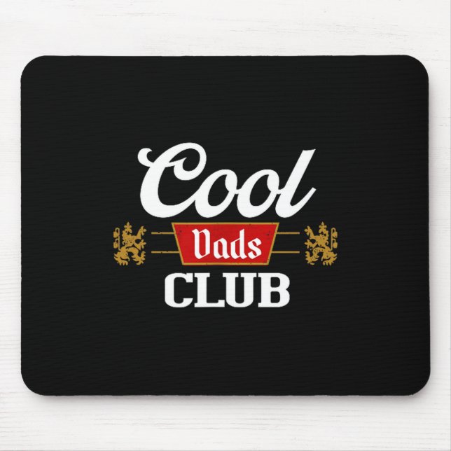 Cool Dads Club Shirt Father's Day From Daughter So Mousepad (Vorne)