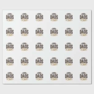 Cool Dads Club Vintage Dad Shirt Design_1 Geschenkpapier