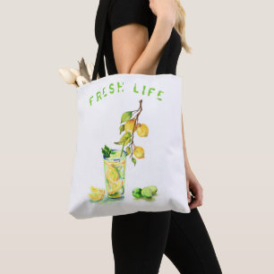 Cool de jus de citron frais Boire Sac fourre-tout 