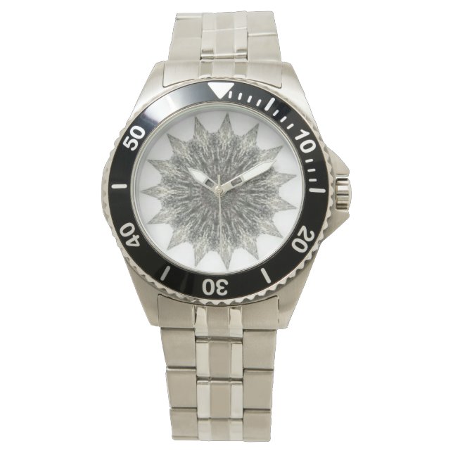 Cool De Montre Classique Père Argent Pour Lui Étoi (devant)