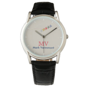 cool de style aero élégant hommes montre avec son 