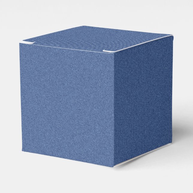 Cool Denim Blue Jeans Geschenkschachtel (Vorderseite)