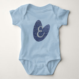 Cool Denim Look Baby Strampler