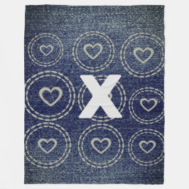 Cool Denim Look Fleecedecke