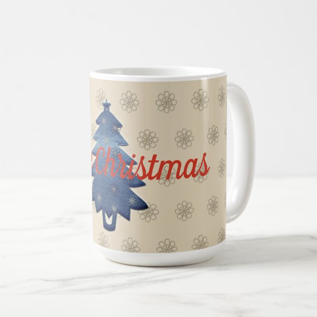 Cool Denim Look Kaffeetasse (VorderseiteRechts)