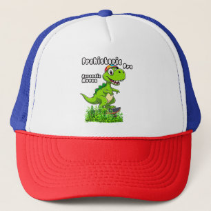 Cool Dino, wir haben Skateboard Truckerkappe
