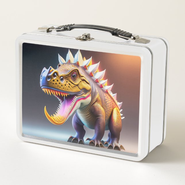 Cool Dinosaur Metal Lunchbox (Vorderseite)