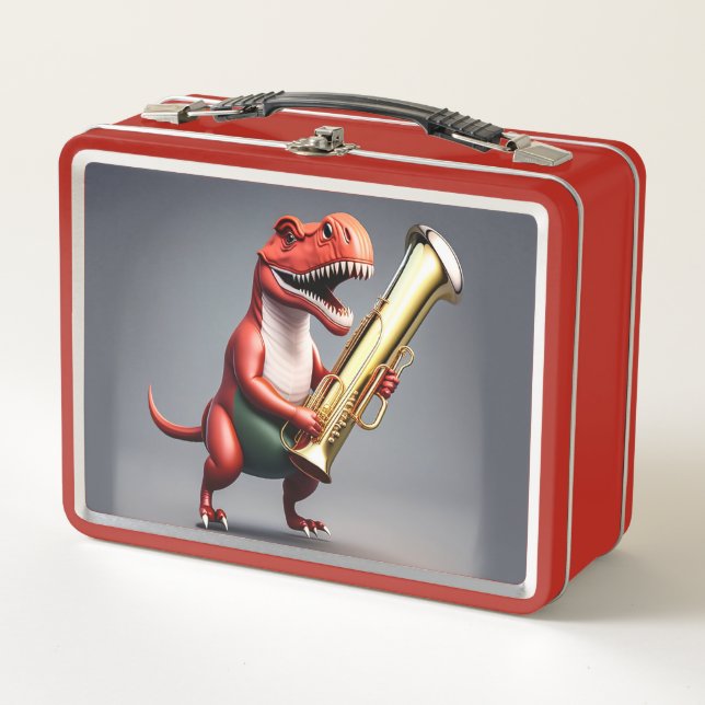 Cool Dinosaur Metal Lunchbox (Vorderseite)