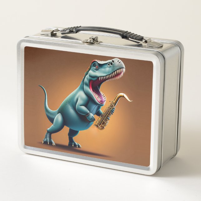 Cool Dinosaur Metal Lunchbox (Vorderseite)