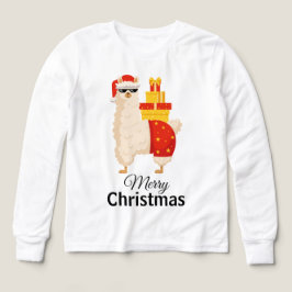 Cool  Disco Santa Llama Funny Minimalist Christmas
