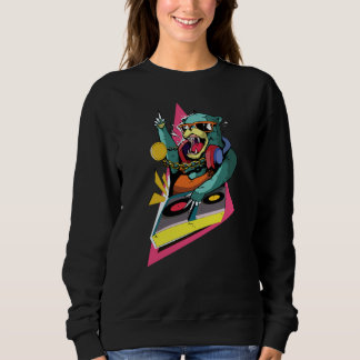 Cool DJ Music Animal Bear Sweatshirt