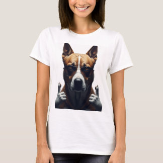 Cool Dog Attitude Shirt – Realistic Dog Streetwear