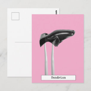 Cool Doll Fashion Postcard Postkarte