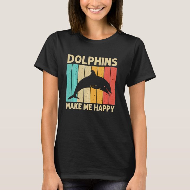 Cool Dolphin For Men Women Dolphins Beluga Whale S T-Shirt (Vorderseite)